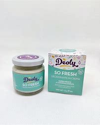 DEOLY FRESH Deodorante in crema super fresco a luuunga durata Latte e Luna