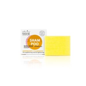 Mini Size Shampoo Solido Rinforzante e Illuminante  Officina Naturae formato 15g