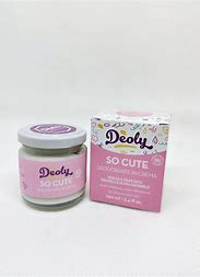 DEOLY SO CUTE Deodorante in crema dolce e fruttato per pelle ultra sensibile Latte e Luna