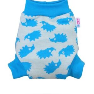 Cover in lana Petit Lulù - Turquoise Hedgies -